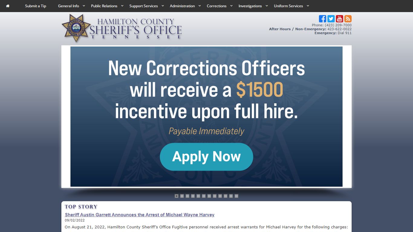 Hamilton County Sheriff’s Office-Tennessee